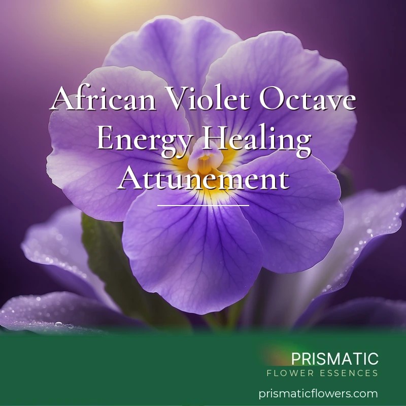 African Violet Octave™ Energy Healing Attunement - Prismatic Flower Essences