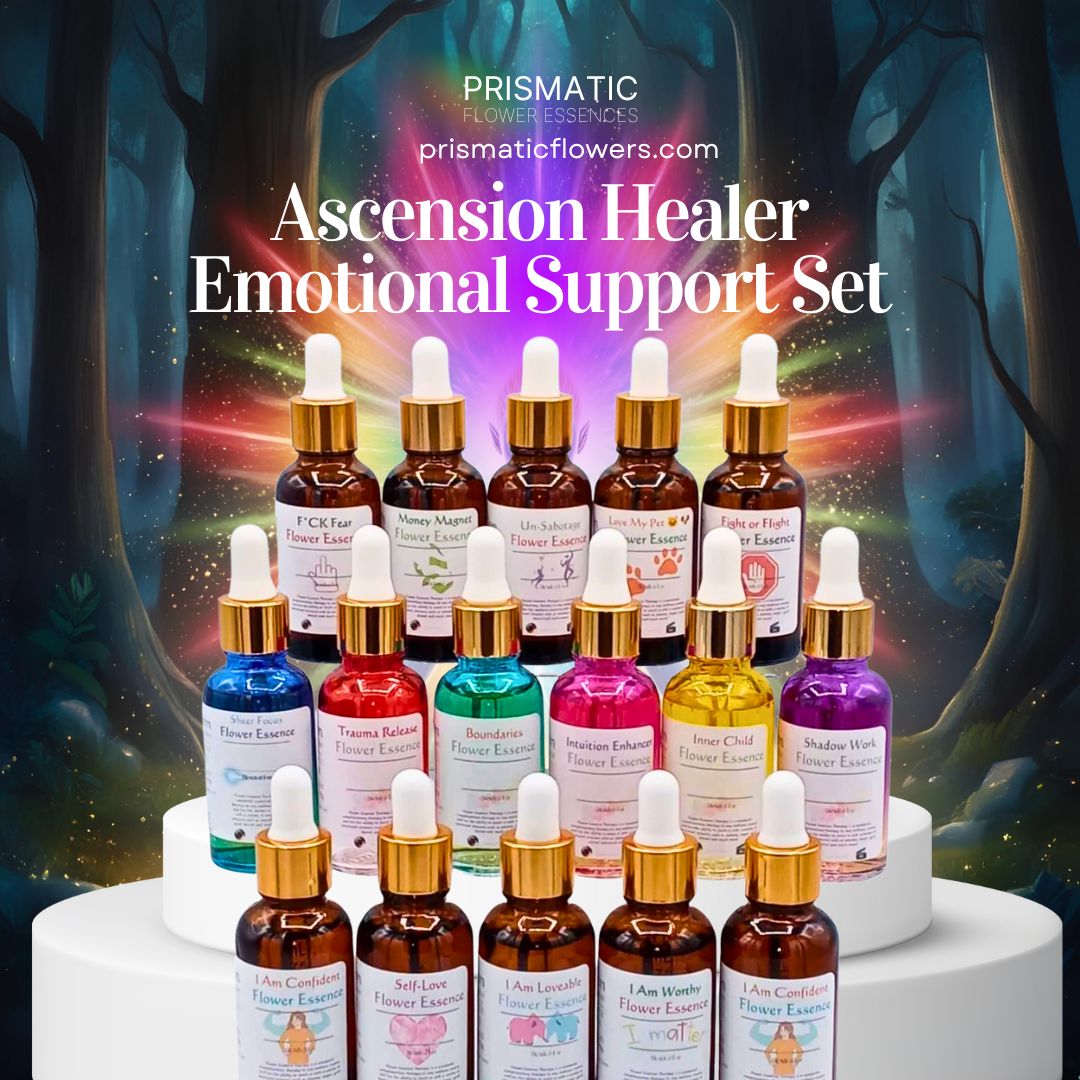 Ascension Healer Emotional Support Set - Prismatic Flower Essences