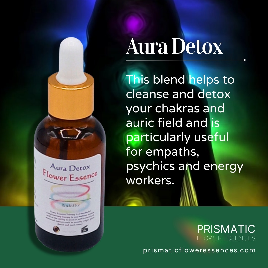 Aura Detox Flower Essence Blend - Prismatic Flower Essences