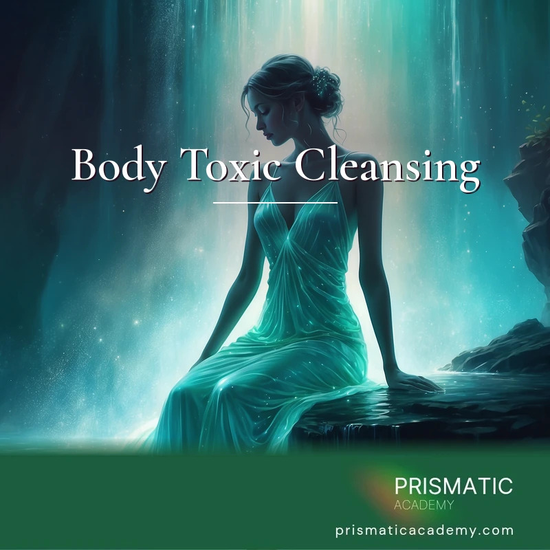 Body Toxic Cleansing distance Reiki attunement, Purification and cleansing energy, an intention-activated flushing of heavy stagnant energies for a renewed, clear body by Prismatic Flower Essences