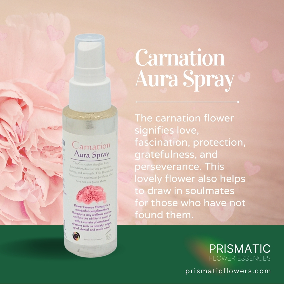 Carnation Aura Spray - Prismatic Flower Essences
