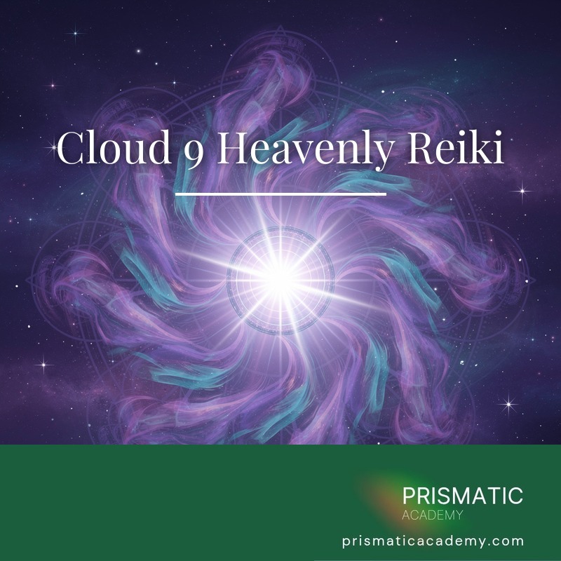 Soft rose-peach heavenly clouds at dawn for the Cloud 9 Heavenly Reiki attunement