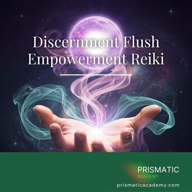 Sapphire-blue clarifying light for the Discernment Flush Empowerment Reiki