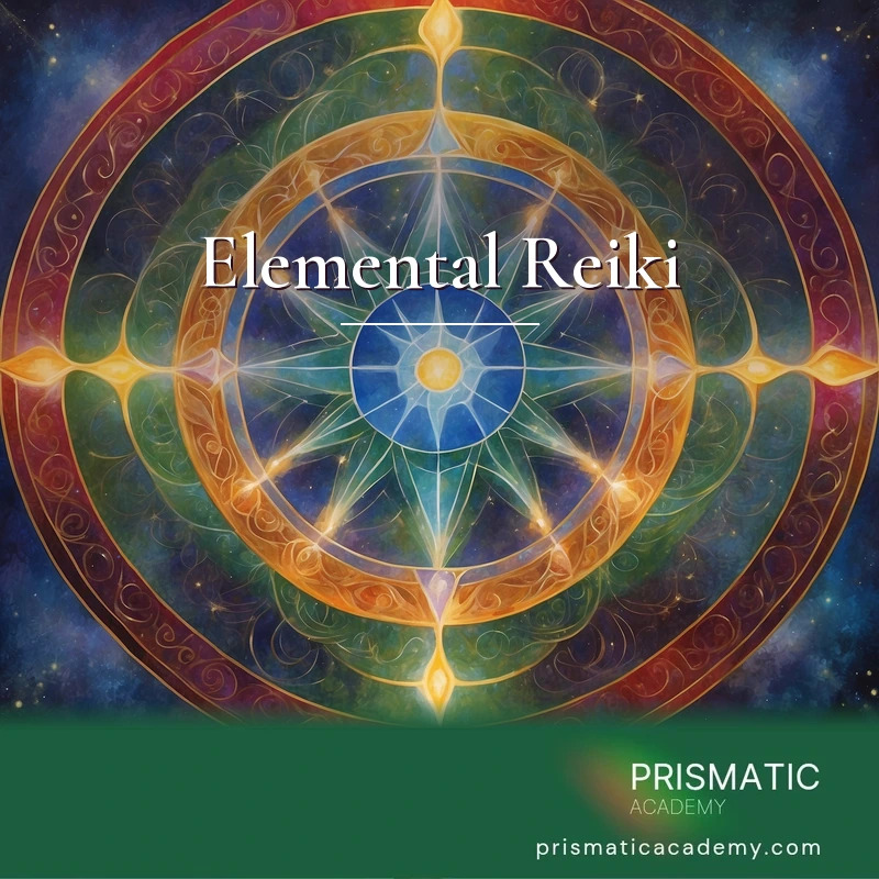 Elemental Reiki distance Reiki attunement, The Wiccan Goddess and the four classical elements (Earth, Air, Fire, Water) by Prismatic Flower Essences