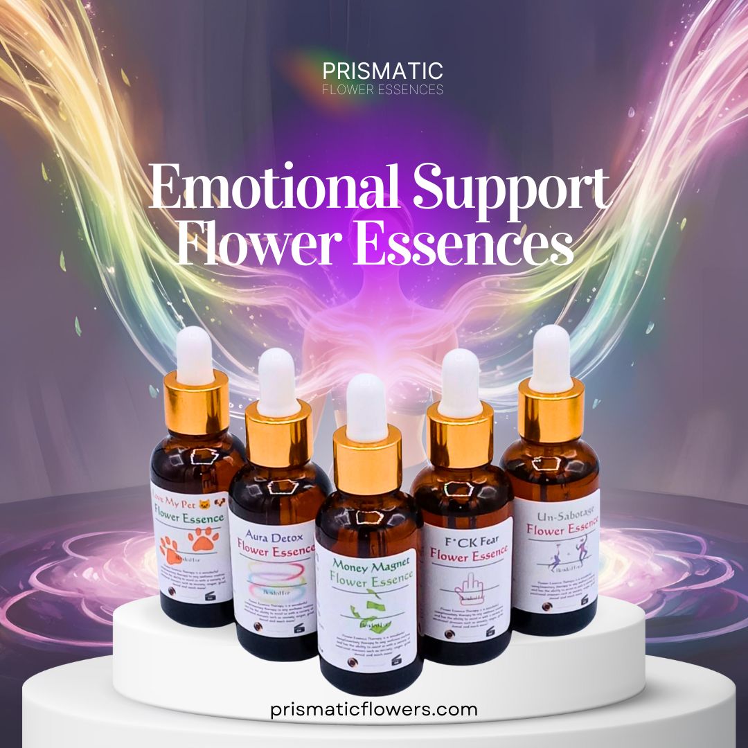 Emotional Support Flower Essence Set - Prismatic Flower Essences