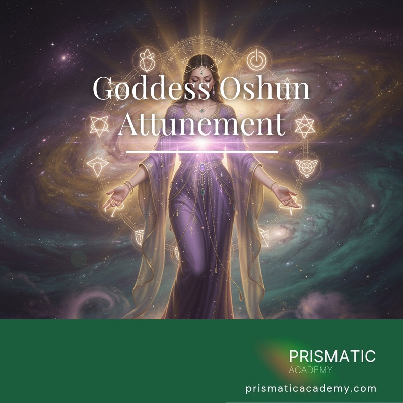 Golden river goddess Oshun for the Goddess Oshun Attunement