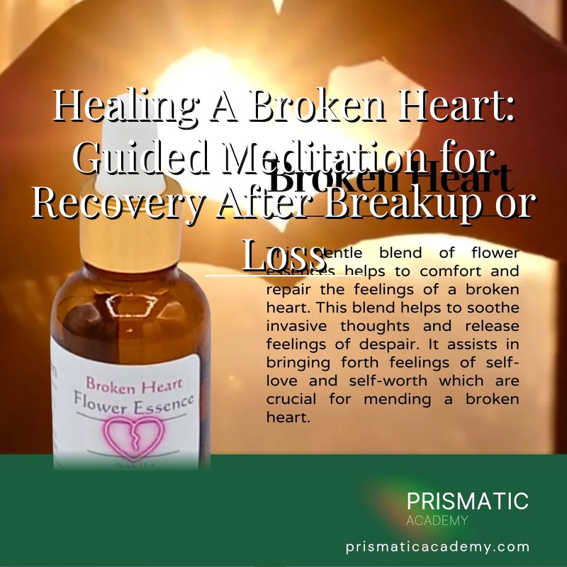 Healing a Broken Heart guided meditation - a gently mending heart of soft light