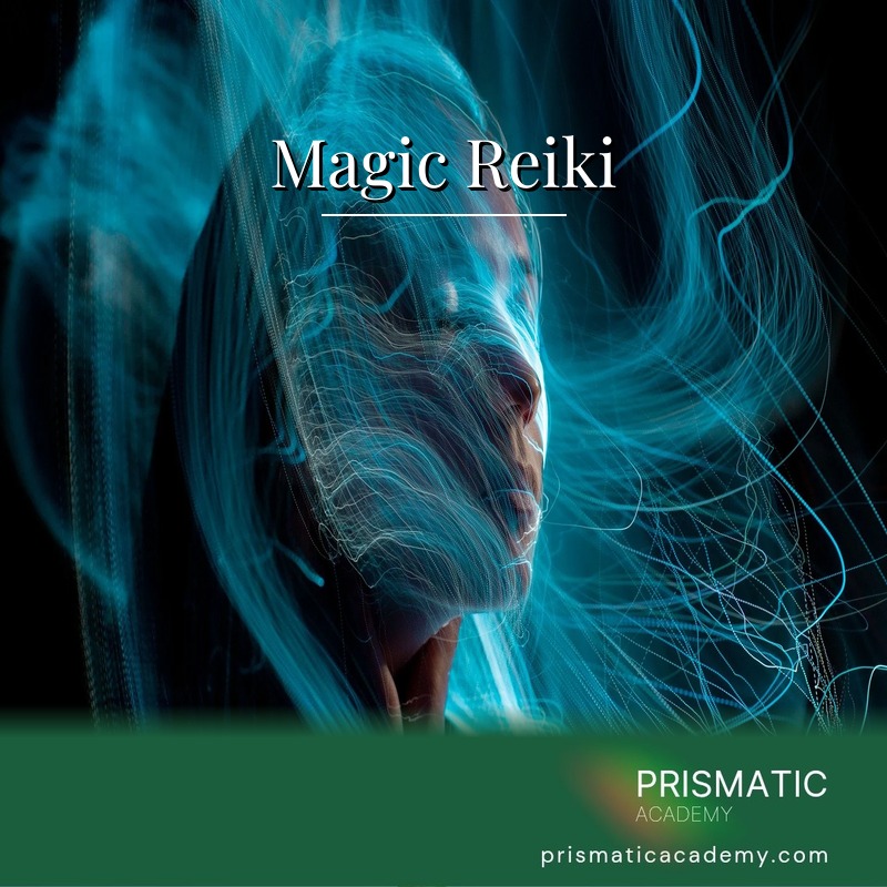 Lilac magic wand with sparkling stardust for the Magic Reiki attunement
