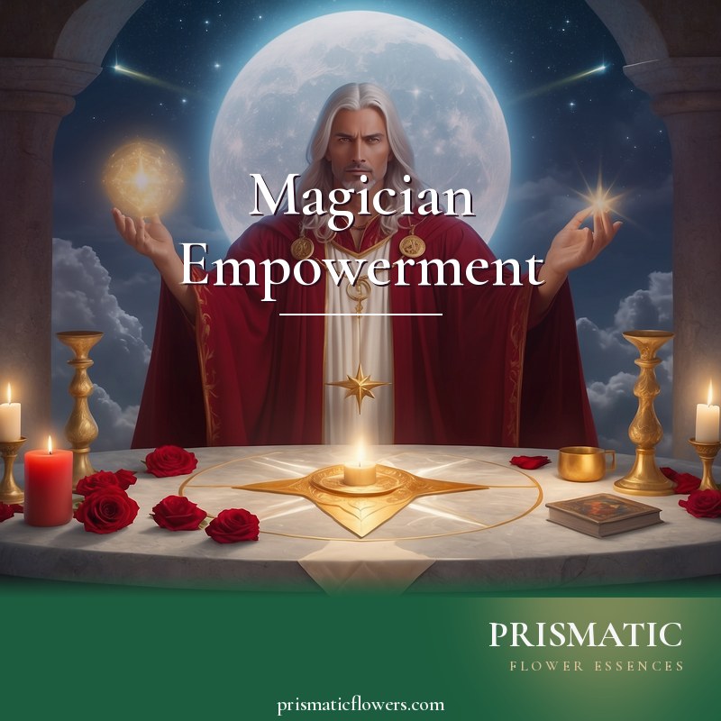 Magician Empowerment distance Reiki attunement, The Magician, first card of the Tarot Major Arcana by Prismatic Flower Essences