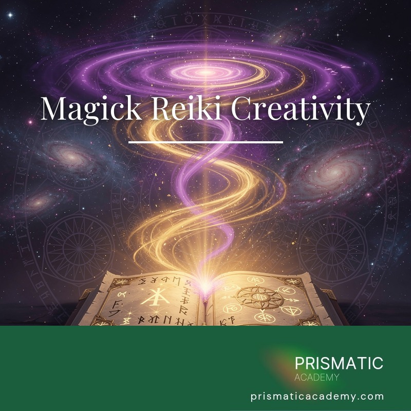 Swirling multicolored creative paint-light vortex for Magick Reiki Creativity