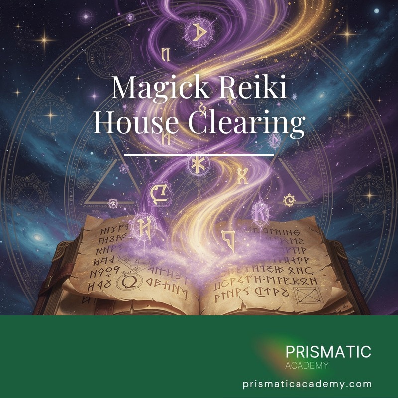 Glowing peaceful home being cleared of shadows for Magick Reiki House Clearing