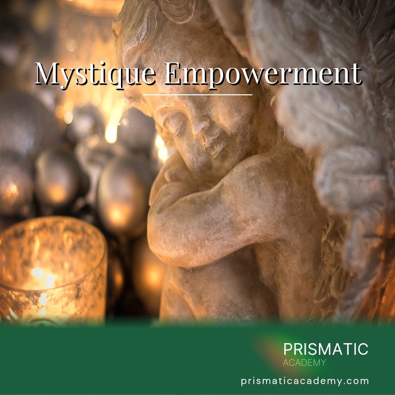 Veiled figure in deep purple mist for the Mystique Empowerment attunement