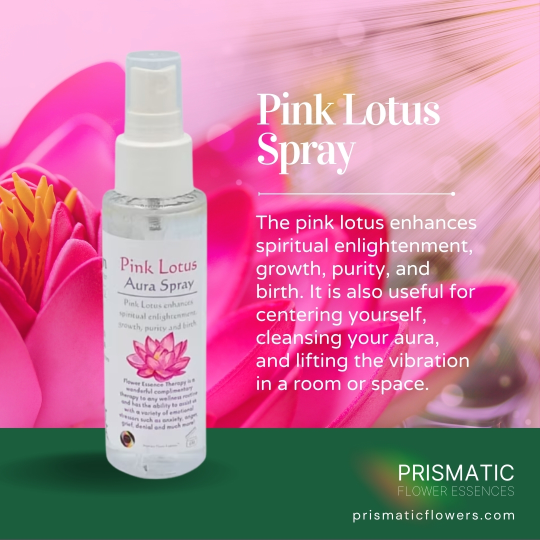 Pink Lotus Aura Spray - Prismatic Flower Essences