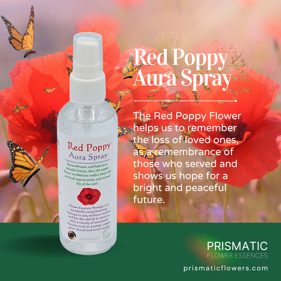 Red Poppy Aura Spray - Prismatic Flower Essences