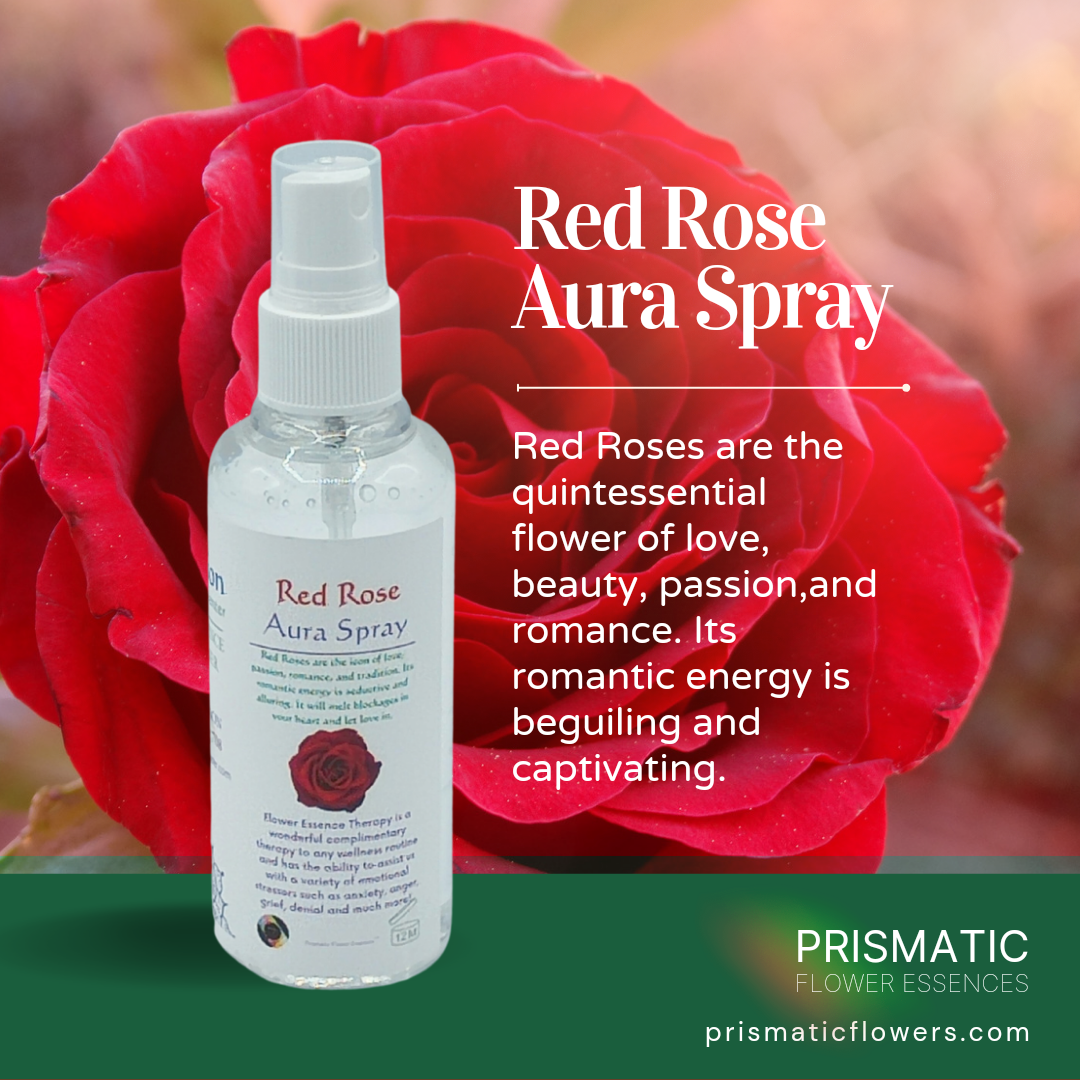 Red Rose Aura Spray - Prismatic Flower Essences