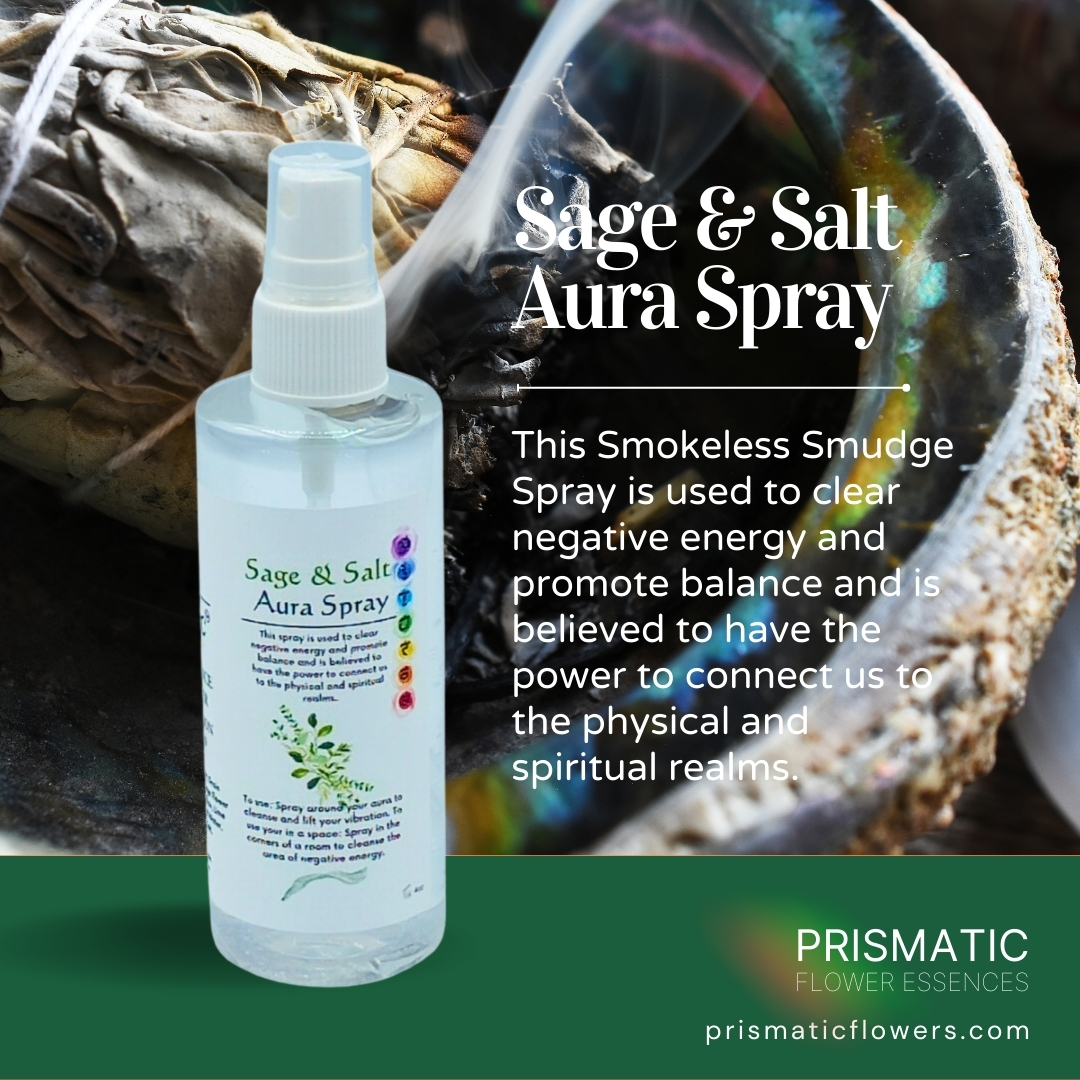 Sage & Salt Aura Spray - Prismatic Flower Essences