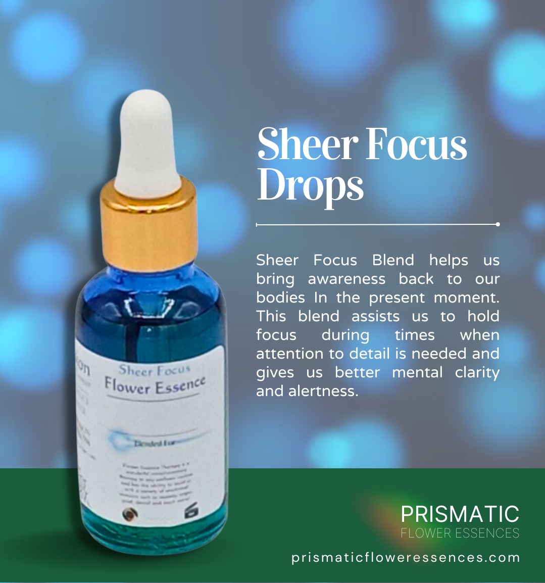 Sheer Focus Drops - Prismatic Flower Essences