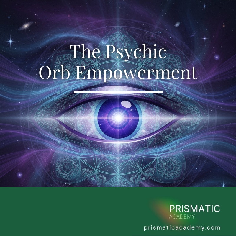 Amethyst-violet psychic crystal scrying orb for The Psychic Orb Empowerment