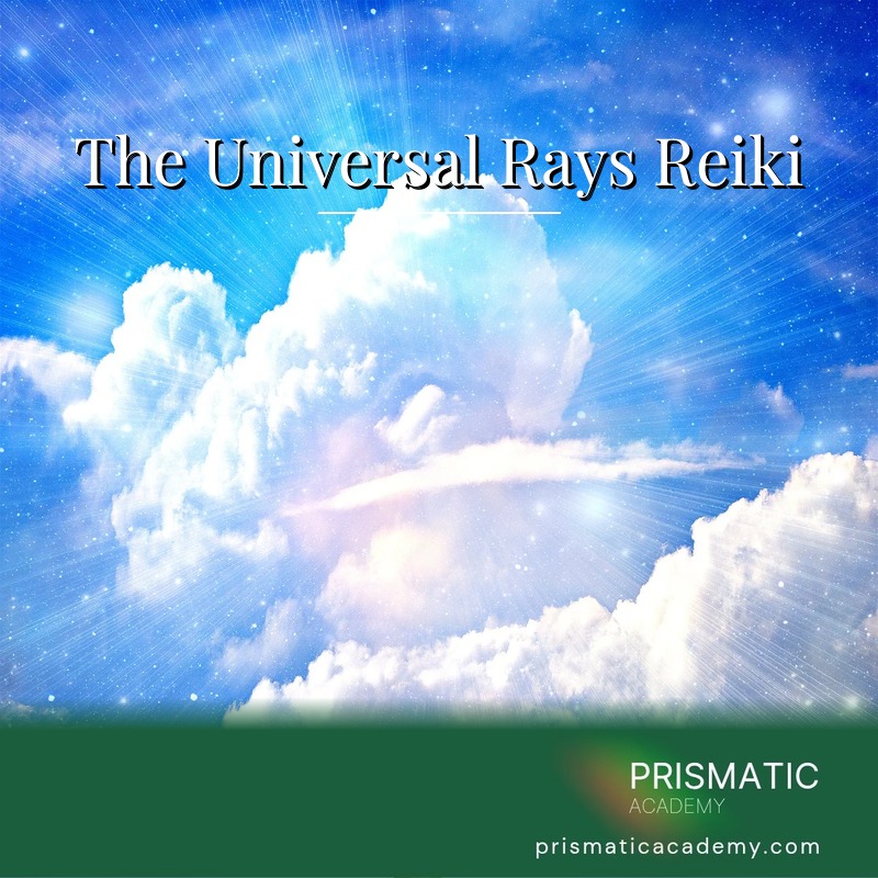 Radiant cosmic starburst of universal rays for The Universal Rays Reiki attunement
