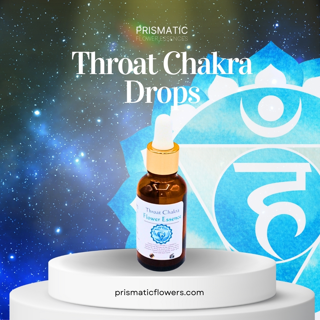 Throat Chakra Drops - Prismatic Flower Essences