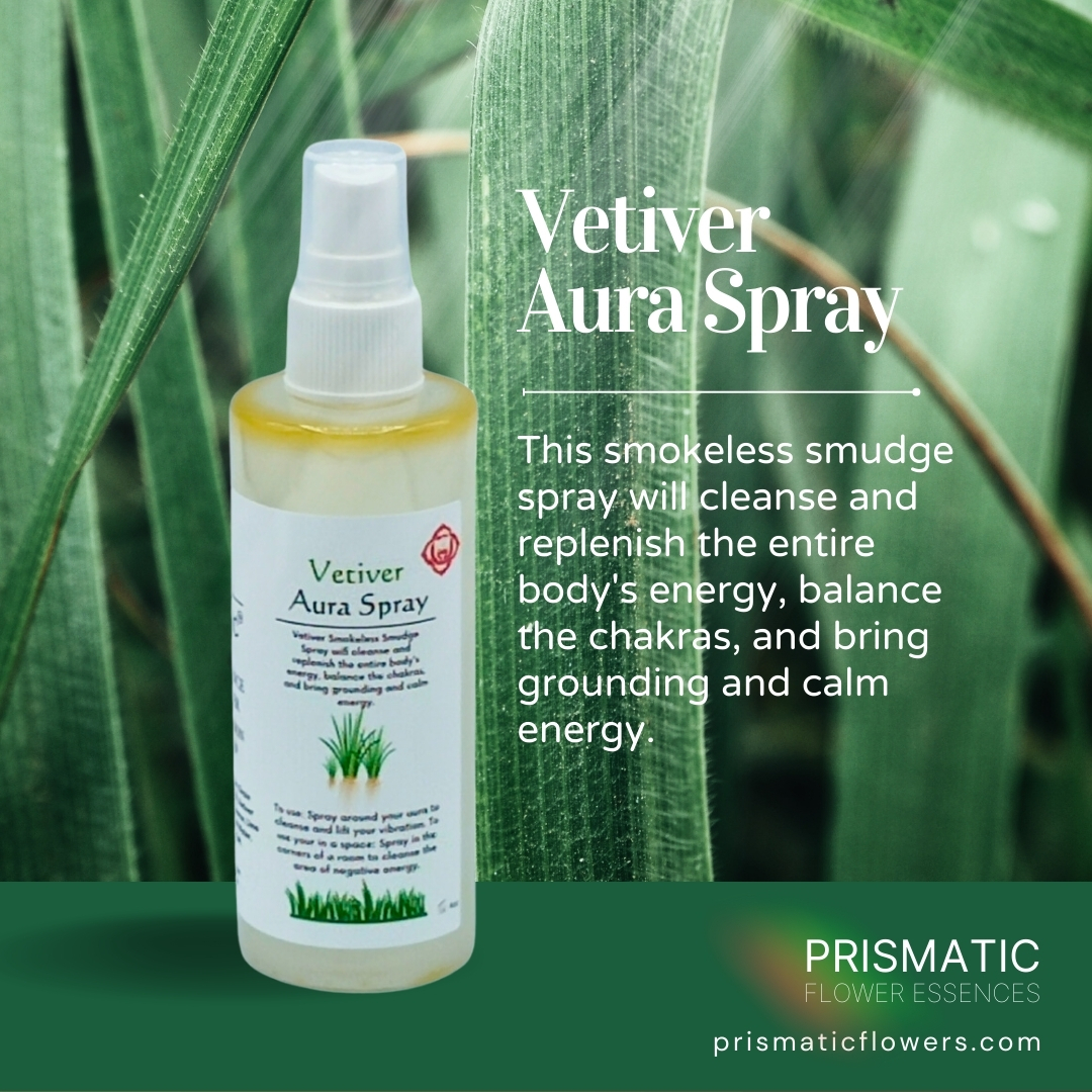 Vetiver Aura Spray - Prismatic Flower Essences