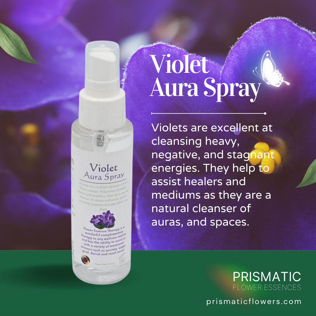 Violet Aura Spray - Prismatic Flower Essences