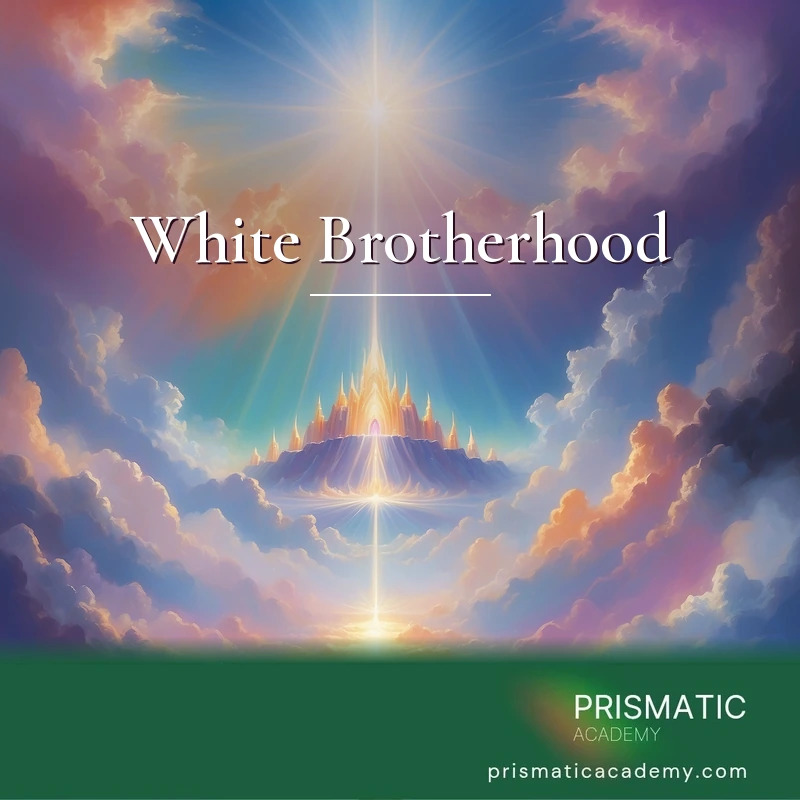 White Brotherhood distance Reiki attunement, The Great White Brotherhood of Ascended Masters and the twelve divine rays by Prismatic Flower Essences