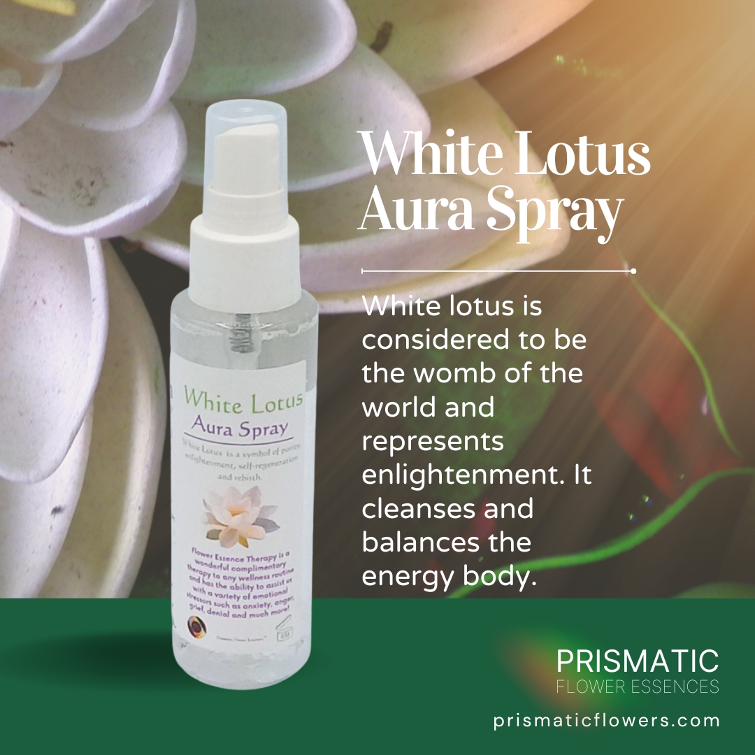 White Lotus Aura Spray - Prismatic Flower Essences